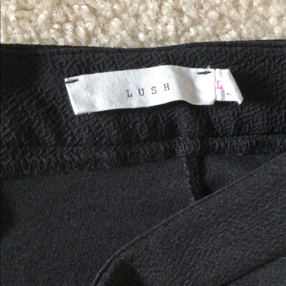 Lush Black Skater Skirt - Picture 2 of 4